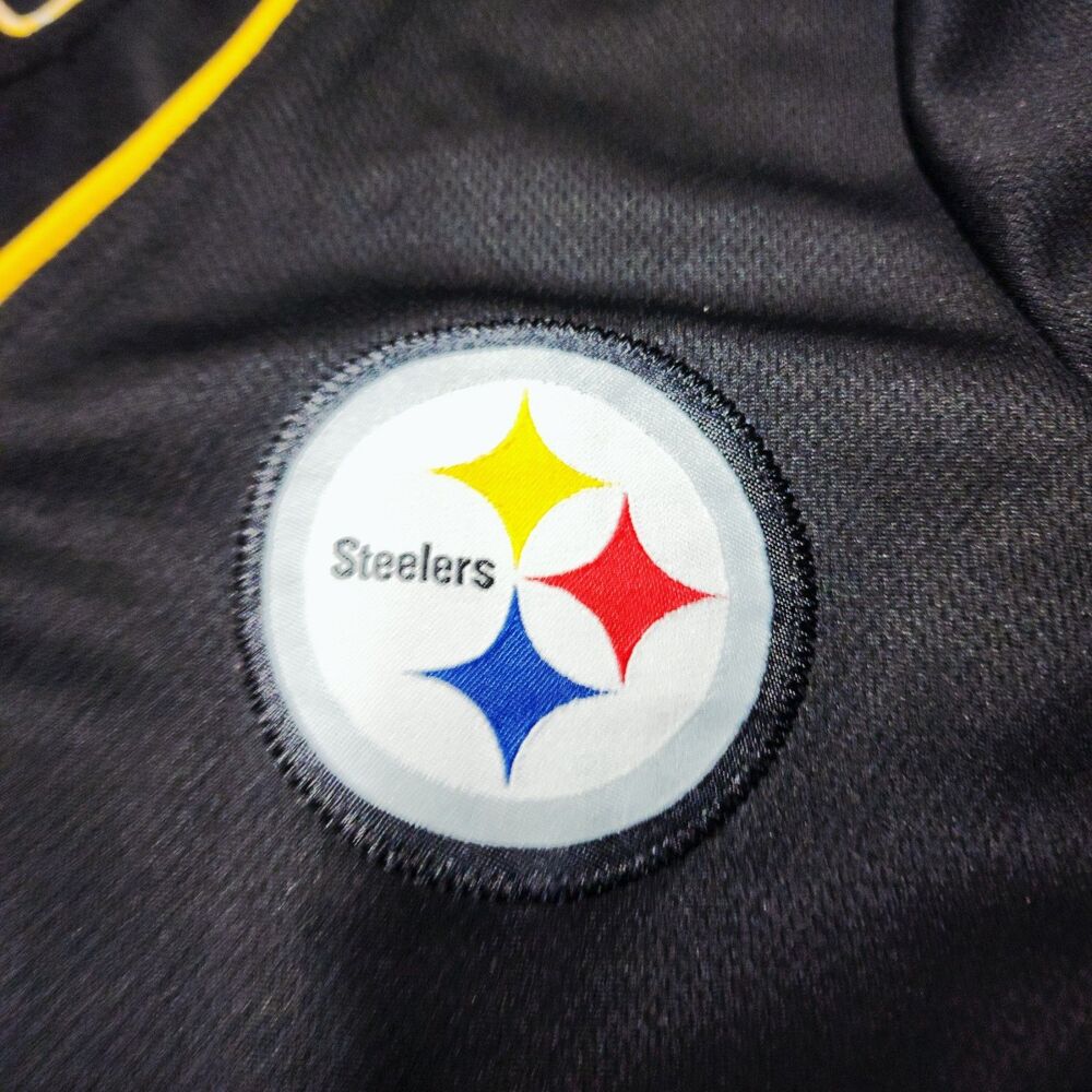Pittsburgh Steelers Jersey Women's Large L Baseball Button Down NFL Team Apparel - Picture 4 of 4